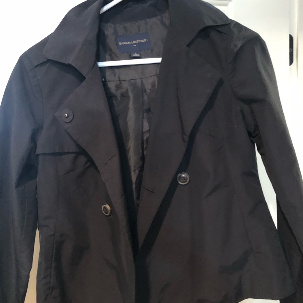 Banana Republic Black Cropped Jacket